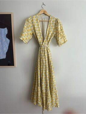 Faithfull the Brand Floral Maxi Wrap Dress